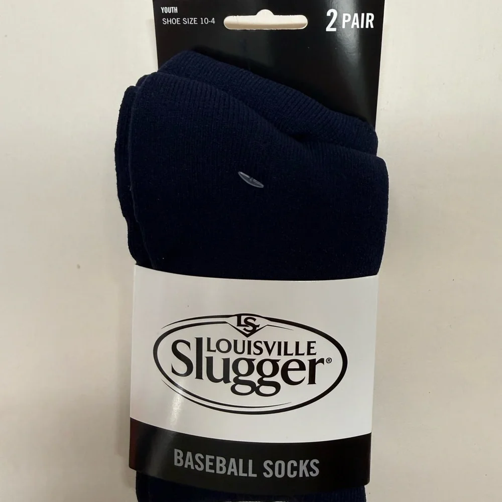 Louisville slugger youth Navy Baseball Socks